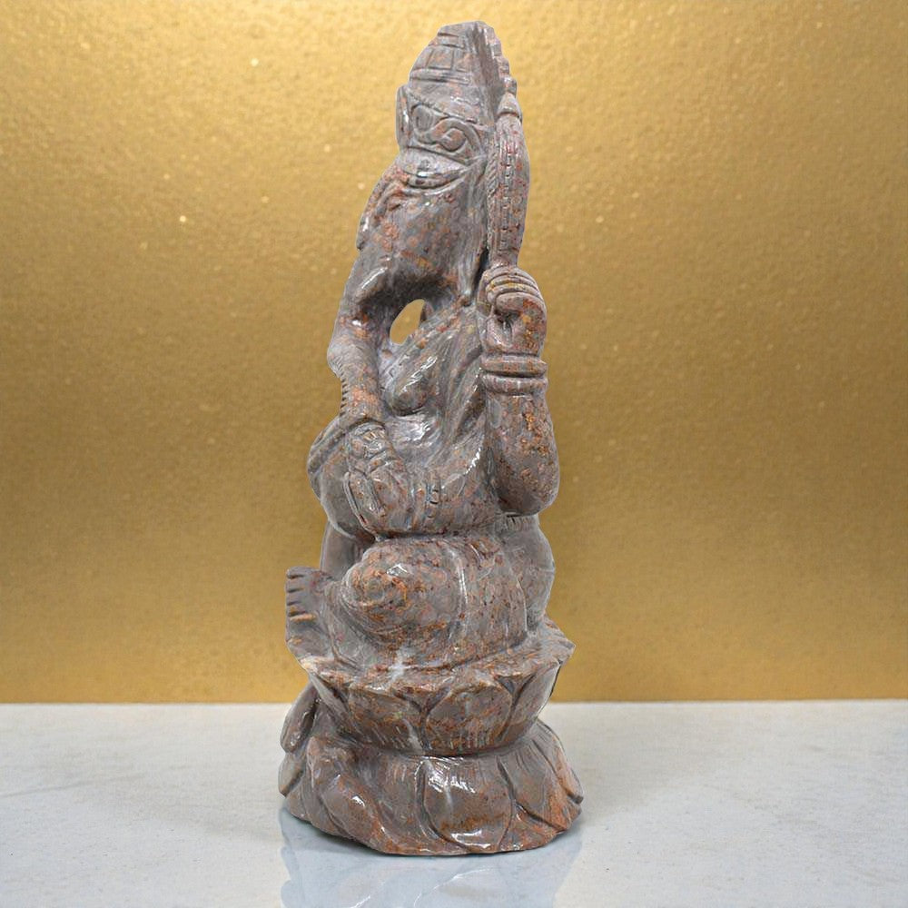 1.71kgs Ganesha Idol in Jasper Gemstone