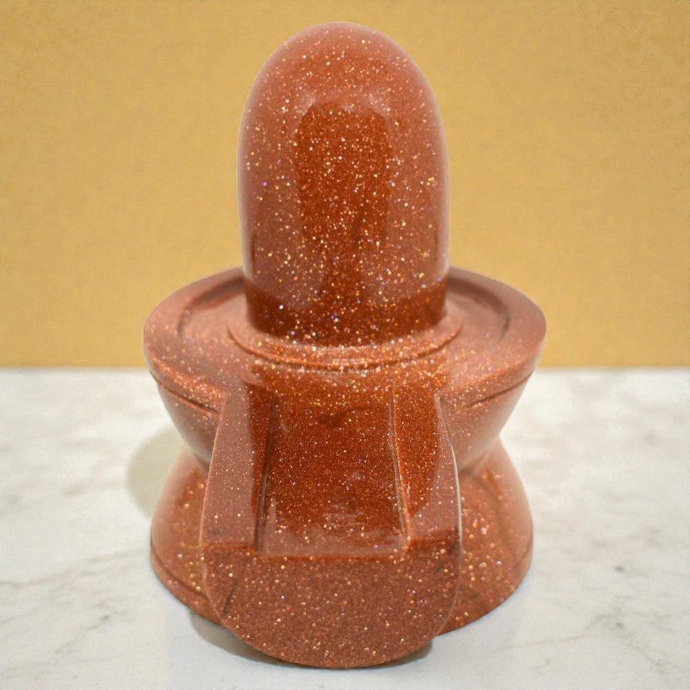 2.05kgs Shiv Linga in Sunstone (Sangsitara) Gemstone