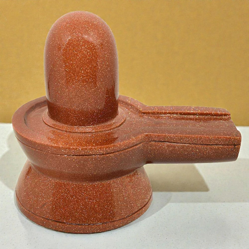 2.05kgs Shiv Linga in Sunstone (Sangsitara) Gemstone