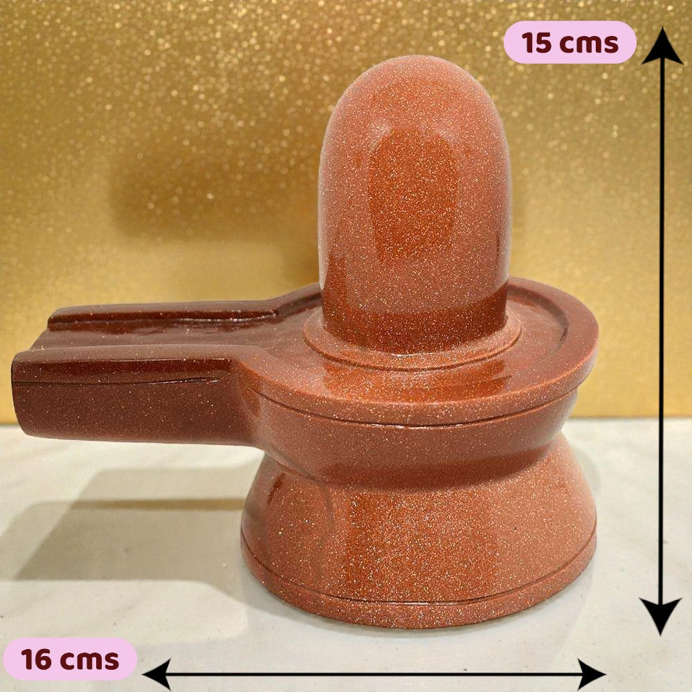 2.05kgs Shiv Linga in Sunstone (Sangsitara) Gemstone