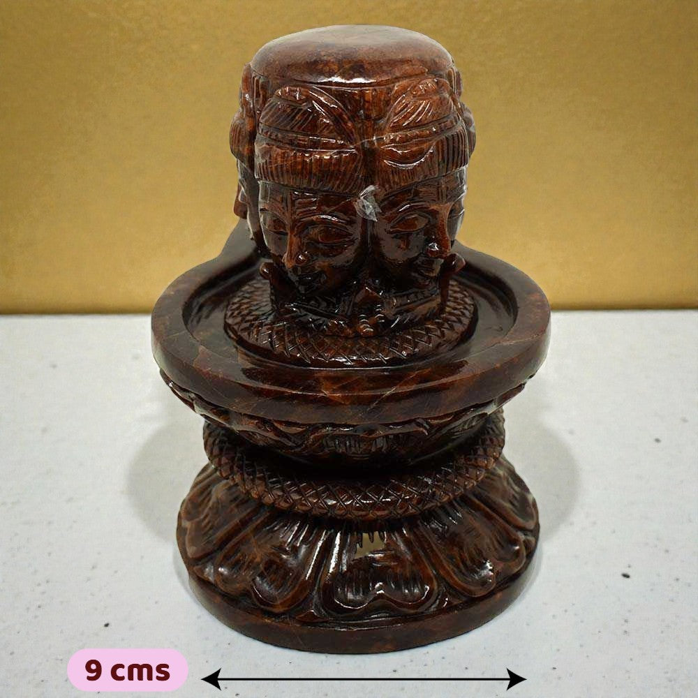 2.36kgs Shiv Linga in Garnet (Gomedh) Gemstone