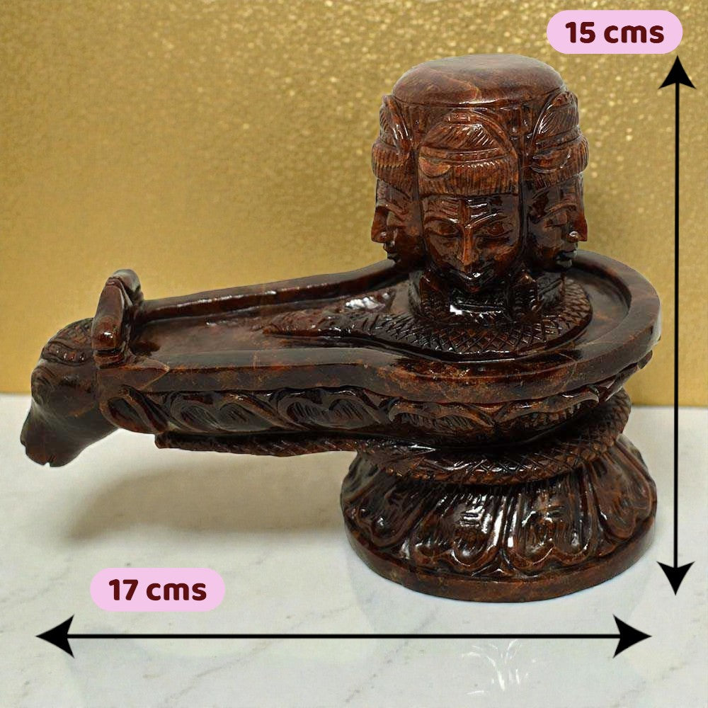 2.36kgs Shiv Linga in Garnet (Gomedh) Gemstone