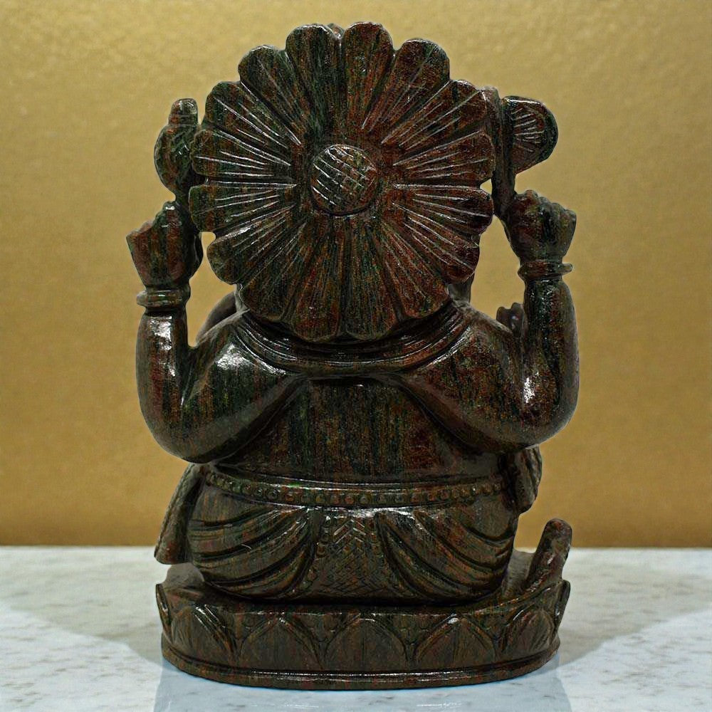 2.47kgs Ganesha Idol in Ruby Gemstone