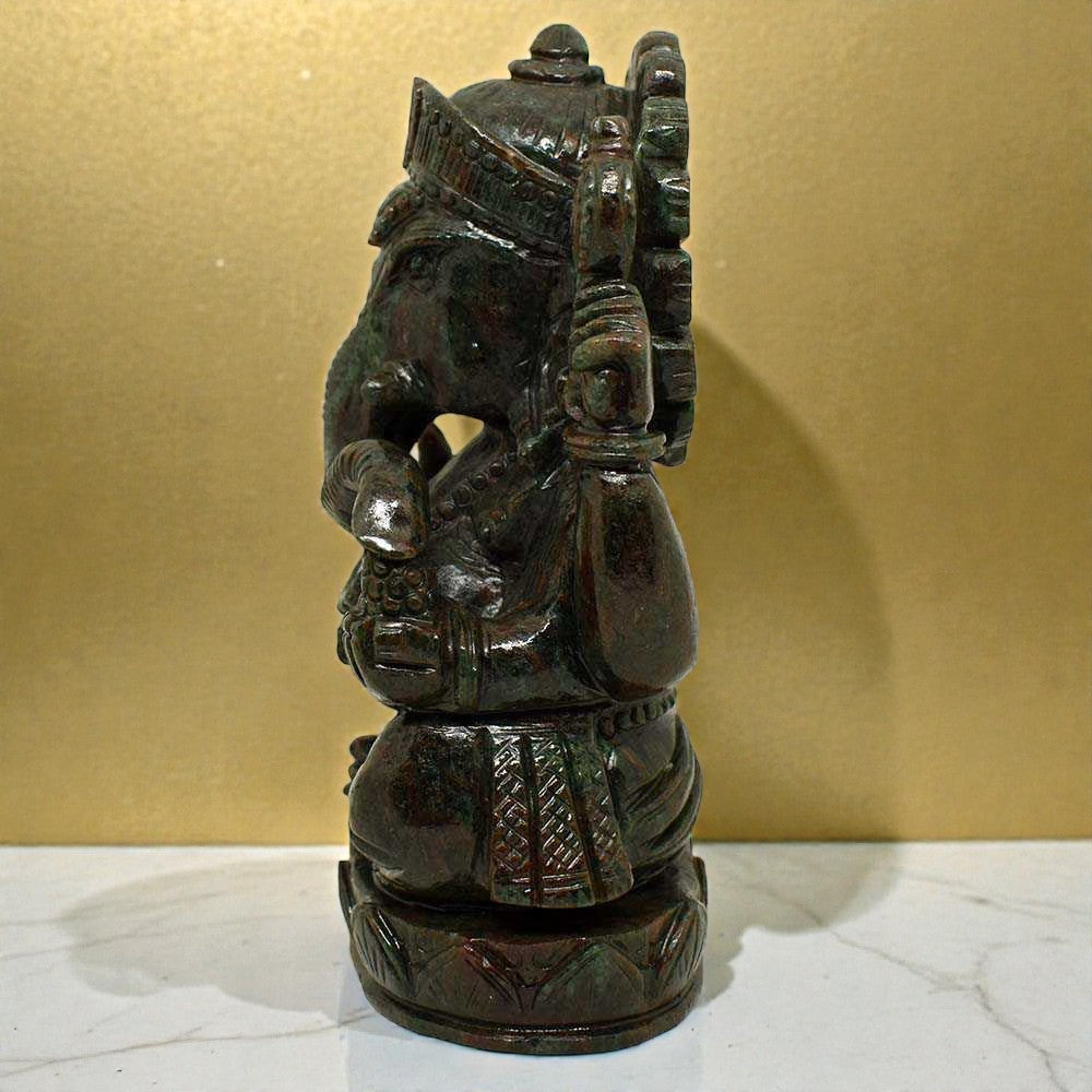 2.47kgs Ganesha Idol in Ruby Gemstone