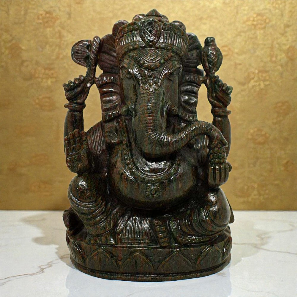 2.47kgs Ganesha Idol in Ruby Gemstone