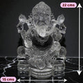 3.78kgs Ganesha Idol in Crystal (Sphatik) Gemstone