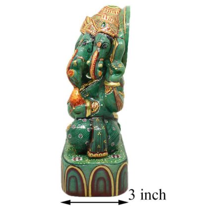 4.08kgs-Ganesha-Green-Jade-Side