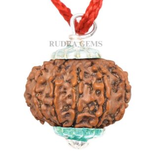 11-Mukhi-Rudraksha-Nepal-Silver-Pendant