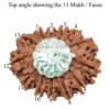 13-Mukhi-Rudraksha-Nepal-Silver-Pendant-Top